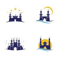 Castle vector illustration icon