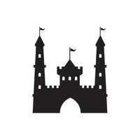 Castle vector illustration icon