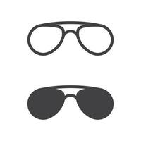 gafas símbolo vector icono diseño