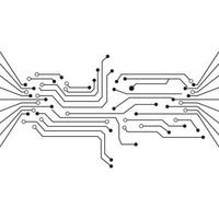 ilustración vectorial de circuito vector