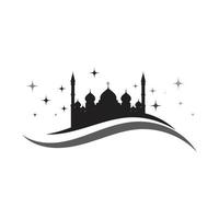 ilustración de vector de icono musulmán