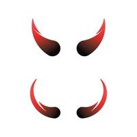 Devil horn Vector icon design