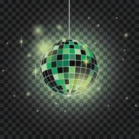 Disco ball vector icon illustration