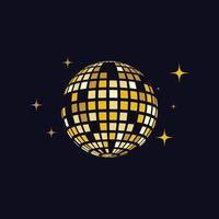 Disco ball vector icon illustration