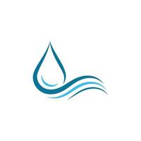 vector de plantilla de logotipo de gota de agua