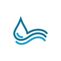 vector de plantilla de logotipo de gota de agua