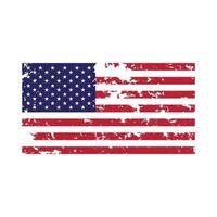 Flag american vector icon illustration