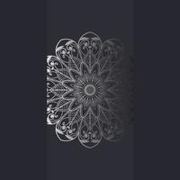 Fondo de mandala ornamental de lujo con estilo de patrón oriental islámico árabe vector