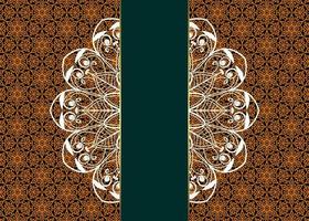 Luxury ornamental mandala background with arabic islamic east pattern style vector