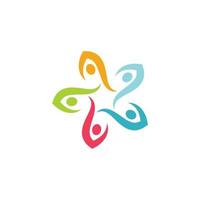 Community, network and social icon vector