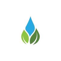 Water drop Logo Template vector