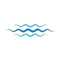 Water wave icon vector