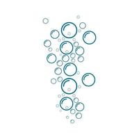 ilustración de vector de agua de burbuja