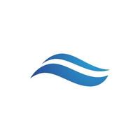 Water wave icon vector