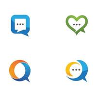 Speech bubble icon vector illustration