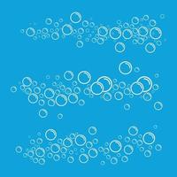 ilustración de vector de agua de burbuja