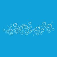 Bubble water vector illustration