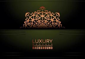 Luxury ornamental mandala background, arabesque style vector