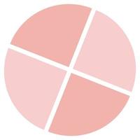 Soft pink simple medical vector icon