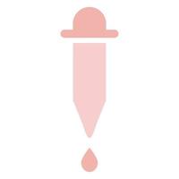 Soft pink simple medical vector icon