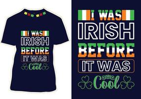 Saint Patrick's day T-shirt Design vector