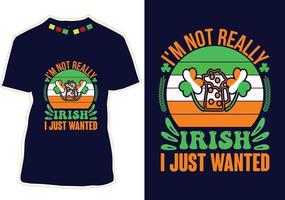 Saint Patrick's day T-shirt Design vector