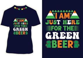 Saint Patrick's day T-shirt Design vector