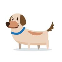 dog cartoon character vector illustration