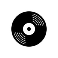 Plantillas de diseño de vector de icono de disco de vinilo