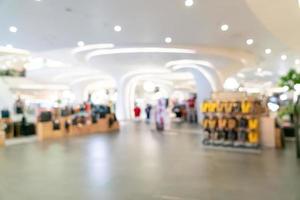 abstract blur and defocused luxury shopping mall and retail store for background photo