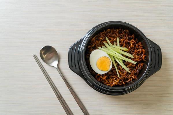 Korean Instant Noodles Stock Photos, Images and Backgrounds for Free