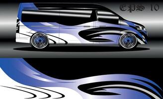 racing background vector for camper van car wraps and more