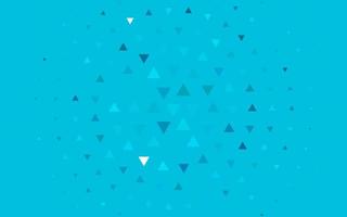 Light BLUE vector template with crystals, triangles.