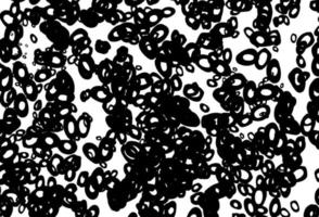 Black and white vector texture with disks.