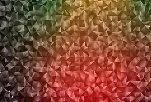 Dark Green, Red vector polygon abstract layout.