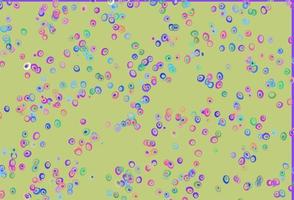 Light Multicolor, Rainbow vector texture with disks.