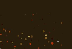 Light Orange vector template with circles.