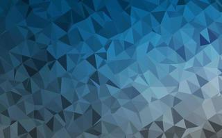 Dark BLUE vector shining triangular pattern.