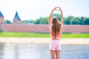 Veliky Novgorod, Russia. Novgorod Kremlin at Volkhov River photo