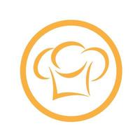 chef hat logo vector design template