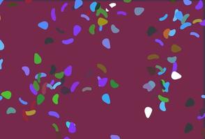 Light Multicolor, Rainbow vector background with abstract forms.