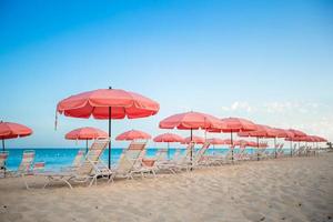 Paradise view of tropical exotic beach photo