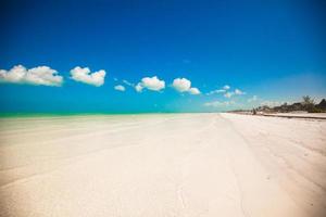 Perfect tropical beach with turquoise water photo