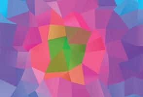 Light Multicolor, Rainbow vector polygon abstract background.