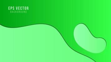 Green gradient liquid shapes abstract covers vector collection. Digital banner backgrounds design. Organic bubble fluid splash shapes, oil drop molecular mixture concept pattern. Cover templates.