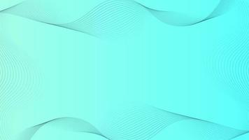 Black lines on blue abstract background with flowing particles. Digital future technology concept. vector illustration.
