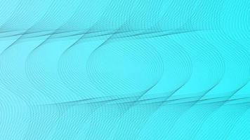 Black lines on blue abstract background with flowing particles. Digital future technology concept. vector illustration.