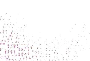 Light red, yellow vector pattern with gender elements.
