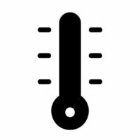 Thermometer icon illustration isolated on white background. Stock vector. vector