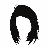 plantilla de ilustración de icono de cabello. vector de acciones